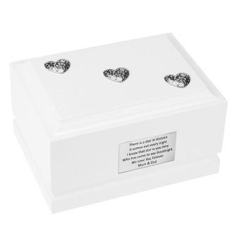 Child-cremation-Urn-for-ashes White child crematon urn