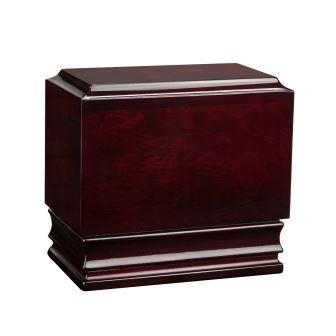 Mahogany wooden urns for ashes