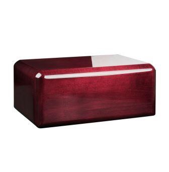 Mahogany wooden urns for ashes
