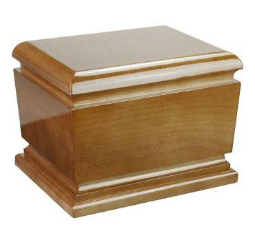 Natural wooden urns for ashes