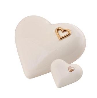 Urns-for-ashes-for-adults-keepsake-hearts-ecru urns for ashes for adults, ceramic urn and keepsake