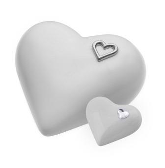 Urns-for-ashes-for-adults-keepsake-hearts-silver urns for ashes for adults, ceramic urn and keepsake