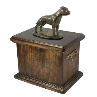 Buy pet cremation urn, dog urn, dog ashes urn, urn for dogs ashes, English Staffordshire Terrier