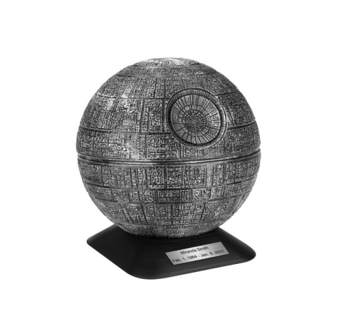 death-star-keepsake-urn death star keepsake urn, star wars keepsake urn