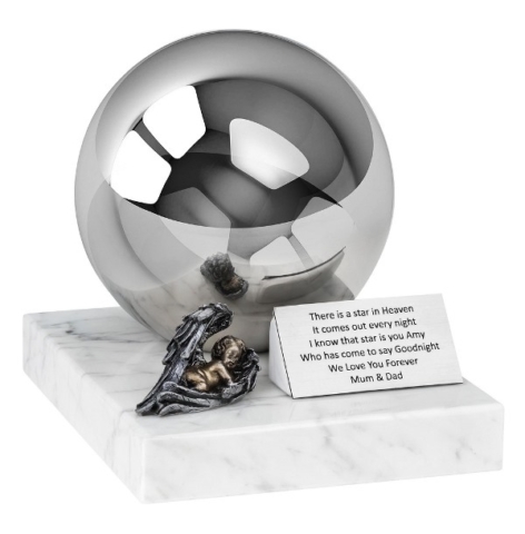 Infant cremation urns, most beautiful urn for child baby, sleeping baby urn for ashes